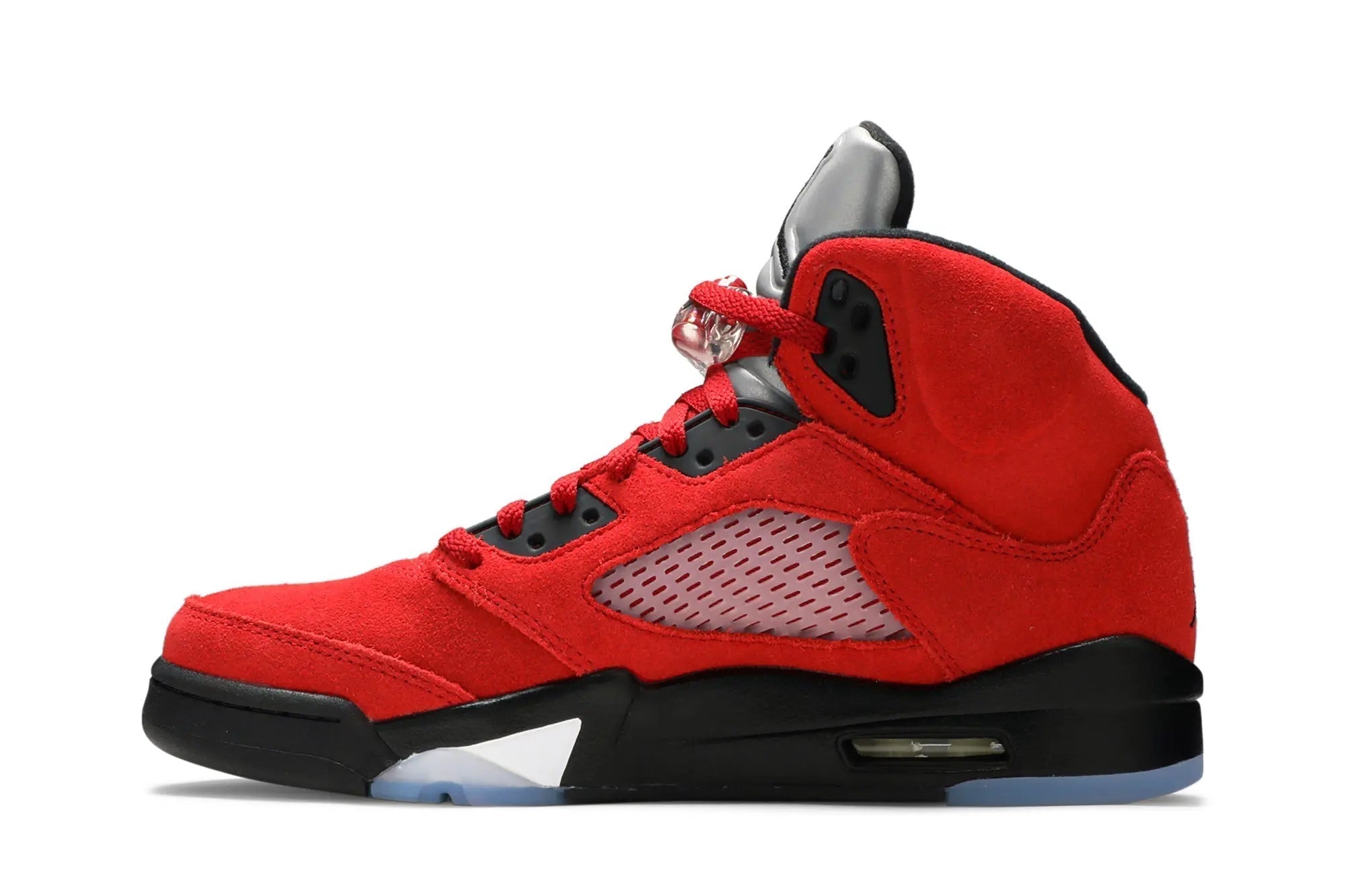 Jordan 5 Retro 'Raging Bull' 2021 Varsity Red - Classic Retro Basketball Sneaker
