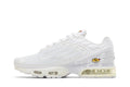 Air Max Plus 3 Triple White - Classic Retro Runner with Max Air Cushioning