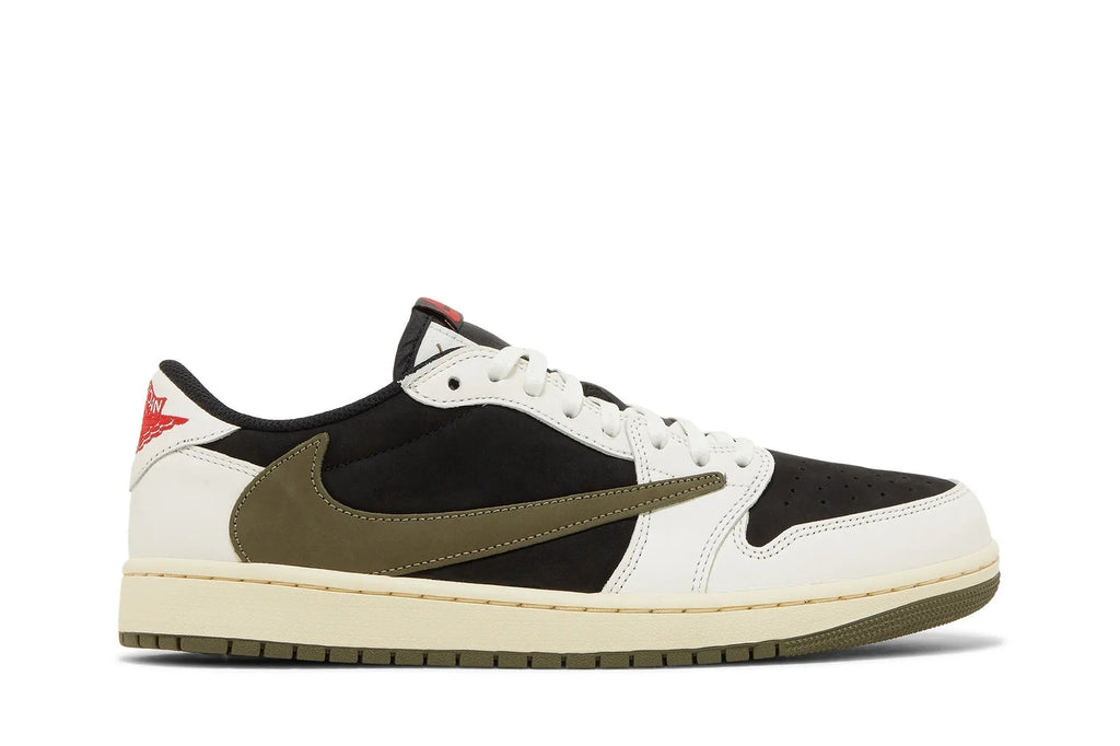 Travis Scott x Women's Jordan 1 Retro Low OG SP Olive - Exclusive Collaboration Sneaker