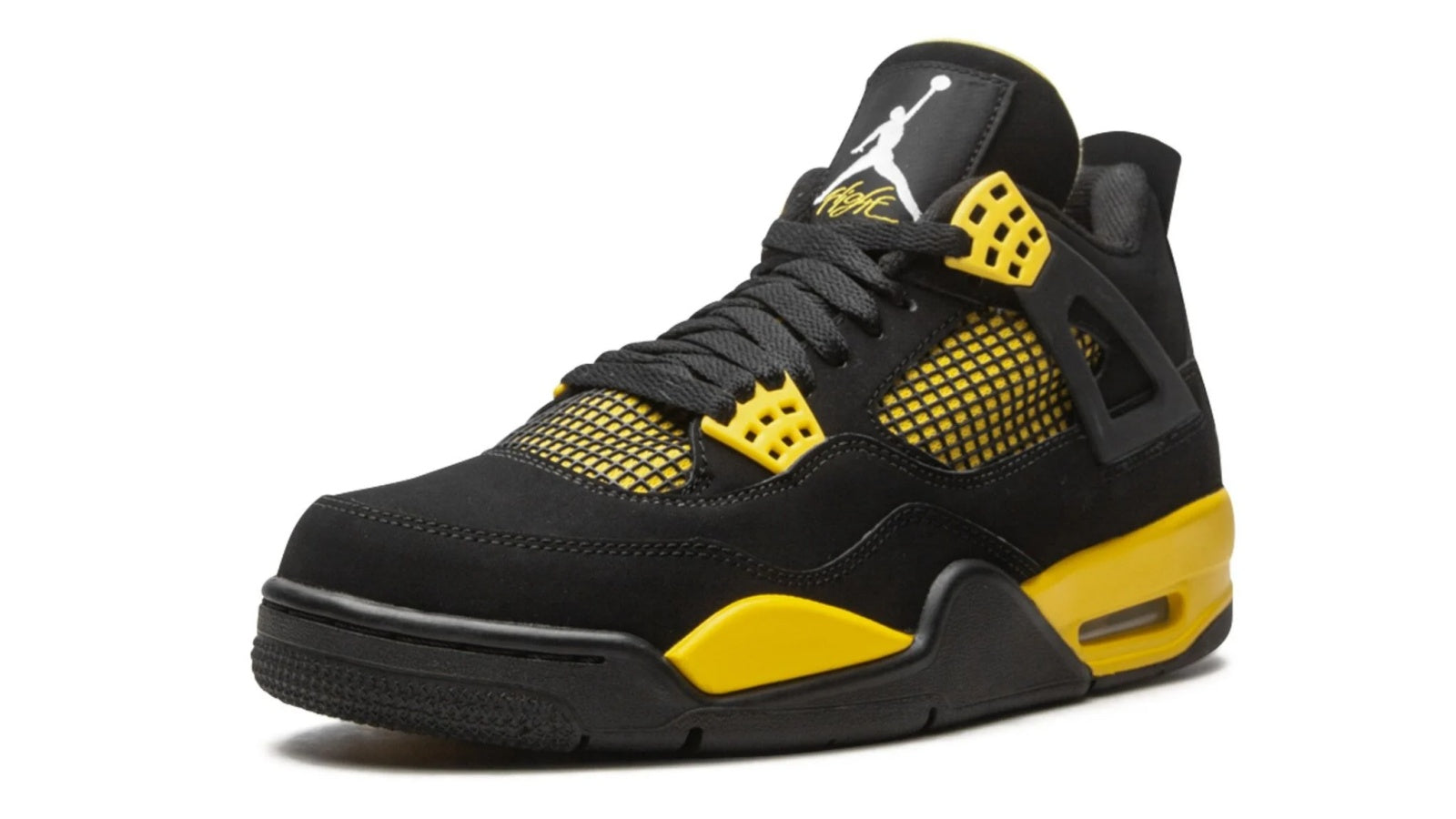 Air Jordan 4 Retro Thunder - Black & Tour Yellow Classic Sneaker
