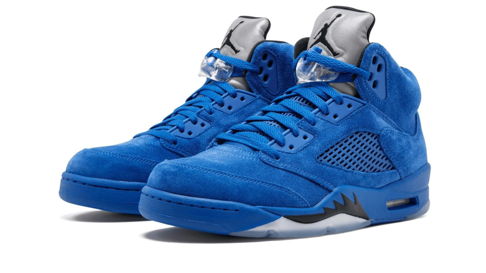 Air Jordan 5 Retro Blue Suede - Premium Flight Suit Edition