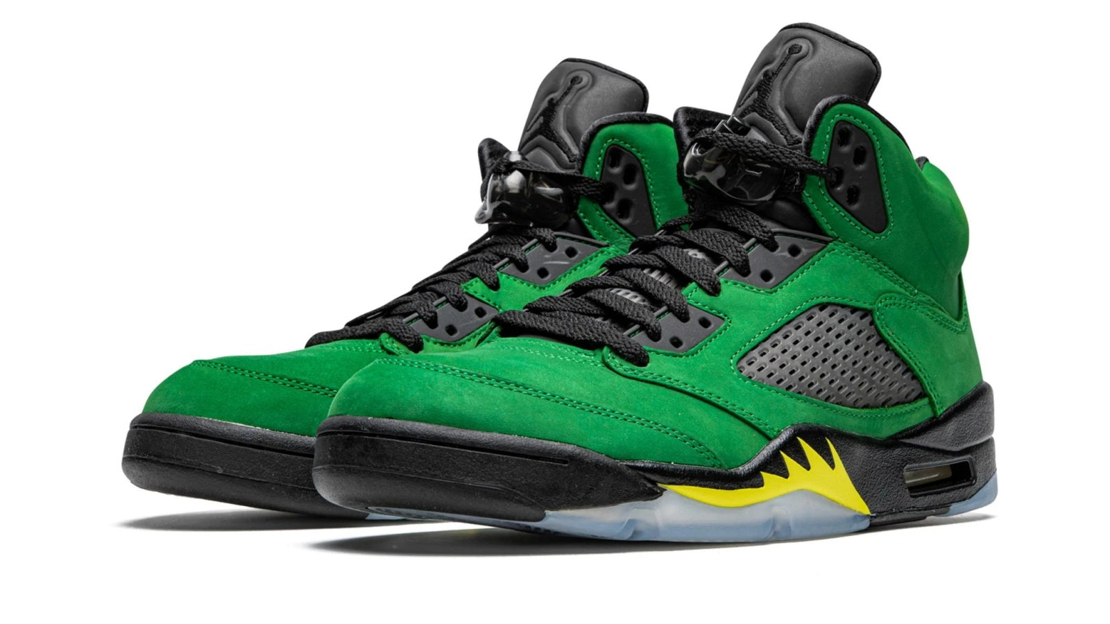 Air Jordan 5 Retro SE Oregon - Iconic Green Suede Colorway