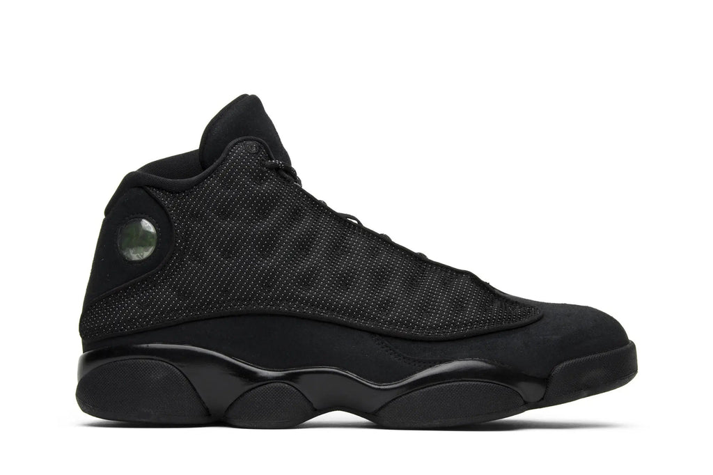 Jordan 13 Retro 'Black Cat' - Iconic Black Suede Sneaker with Zoom Air Cushioning