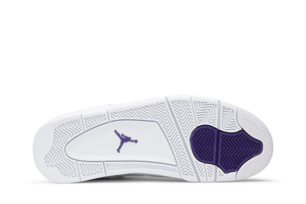 Air Jordan 4 Retro 'Metallic Court Purple' - Classic Basketball Sneaker
