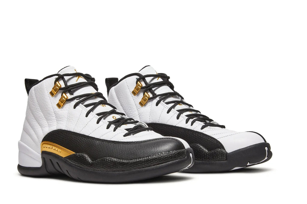 Air Jordan 12 Retro 'Royalty' White Black Metallic Gold