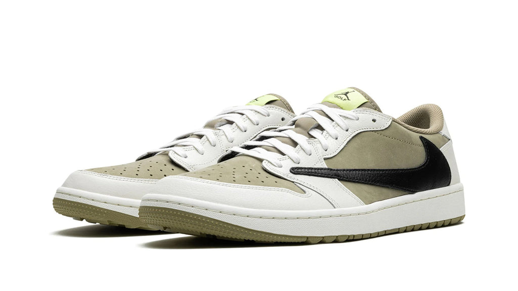Air Jordan 1 Low Golf Travis Scott Neutral Olive | Cactus Jack Collaboration