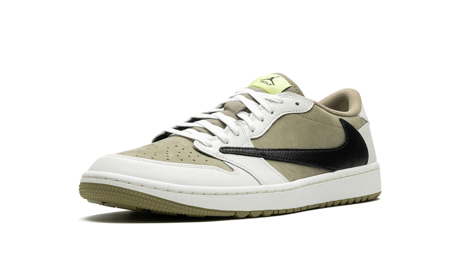 Air Jordan 1 Low Golf Travis Scott Neutral Olive | Cactus Jack Collaboration