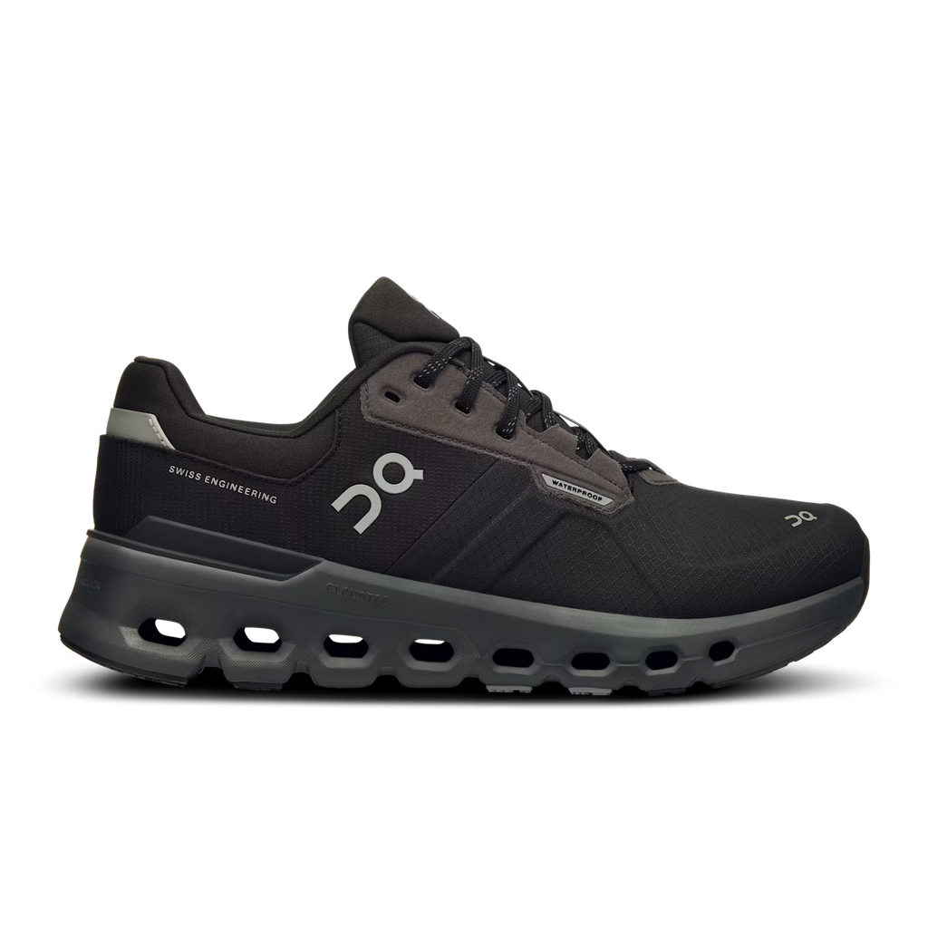 ON Women's Cloudrunner 2 Waterproof - Magnet Black
